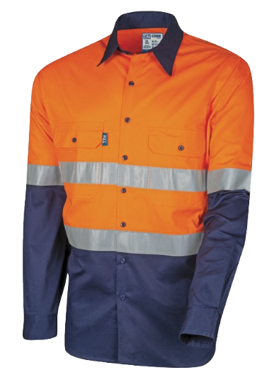 Lightweight Vented Hi-Vis Drill Shirt with TRuVis Tape