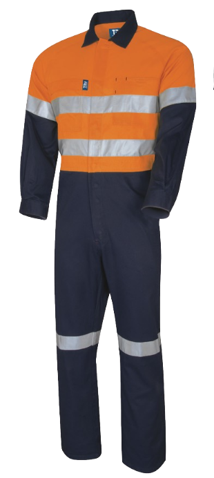 Lightweight Hi-Vis Cotton Coverall with 3M™ Tape