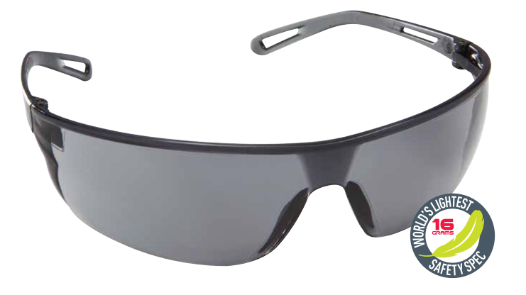 Safety Glasses - Smoke Lens